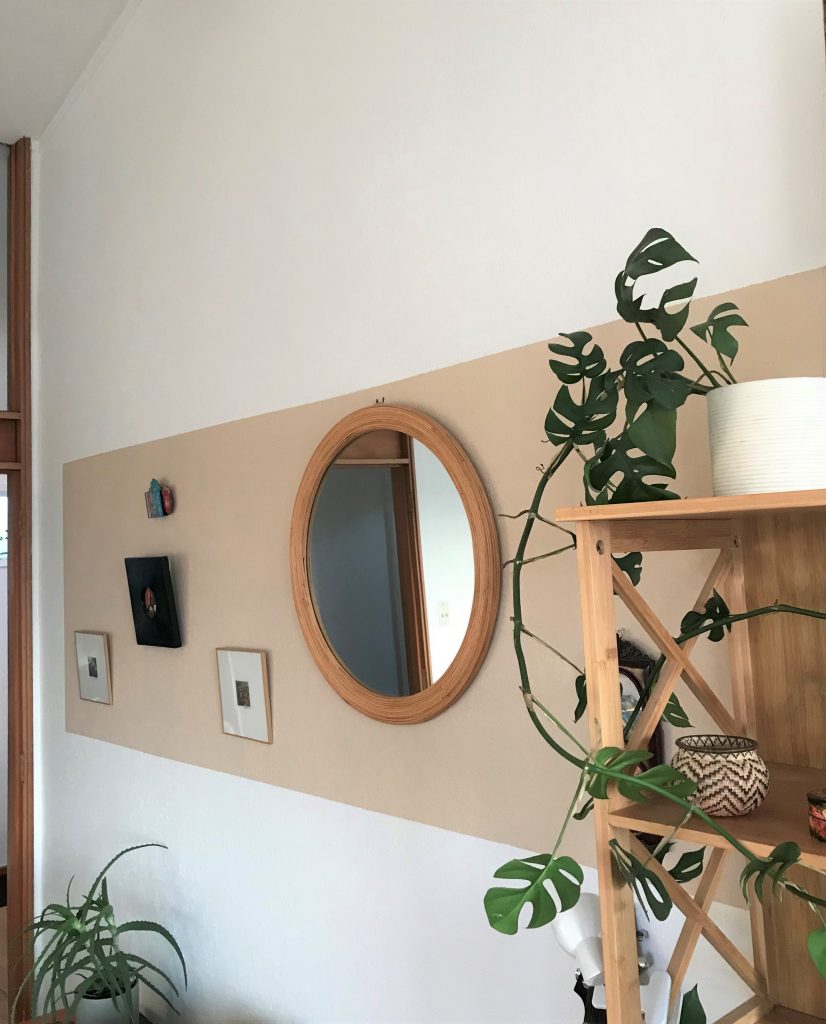 Feature wall block paint